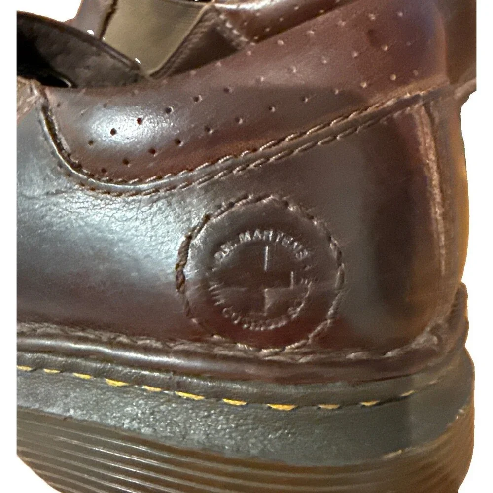 Dr. Martens Orson Slip-on Oxfords in Brown Leather US Men's 9/EU 42